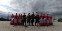 На видовой площадке, открытой губернатором Виталием Хоценко в Черлакском районе, прошло первое мероприятие - Газета К новым рубежам